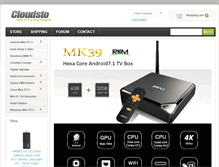 Tablet Screenshot of cloudsto.com